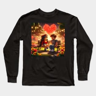 Roblox Valentine's Day Long Sleeve T-Shirt